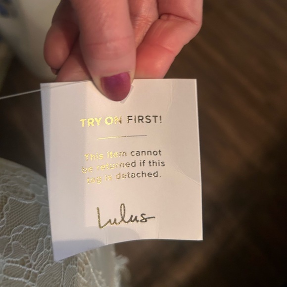 NWT Lulus Forever You and I wedding dress - small - Picture 5 of 7